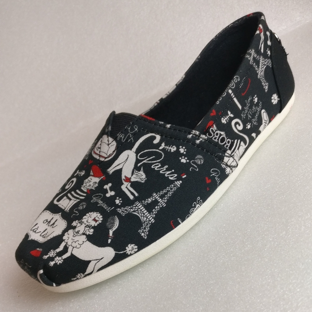 Skechers Bobs Cat dog Paris Tower MemoryFoam Total Comfort Padded soft Loafer 6